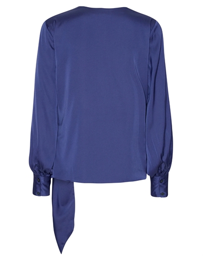 Ines Bluse - Midnight Blue - Karmamia Copenhagen